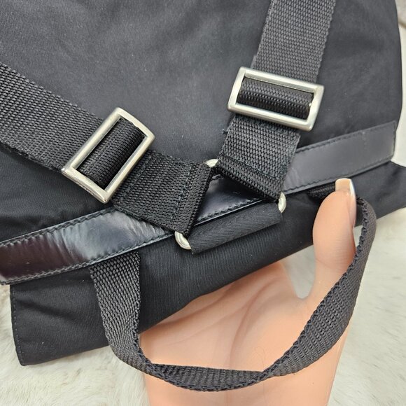 Prada  Black Tessuto Nylon Backpack - Picture 8 of 16